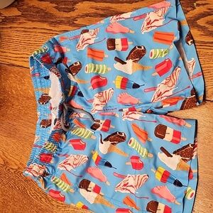 NWOT Boardies Apparel Size 9-10 Ice Cream Print Swim Trunks + Bag